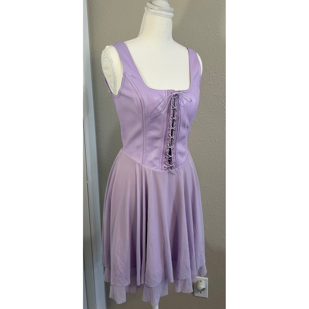 Witchy Festival Coquette Fairycore Fairygrunge Black Milk Corset Dress Aus 10 - Picture 8 of 9
